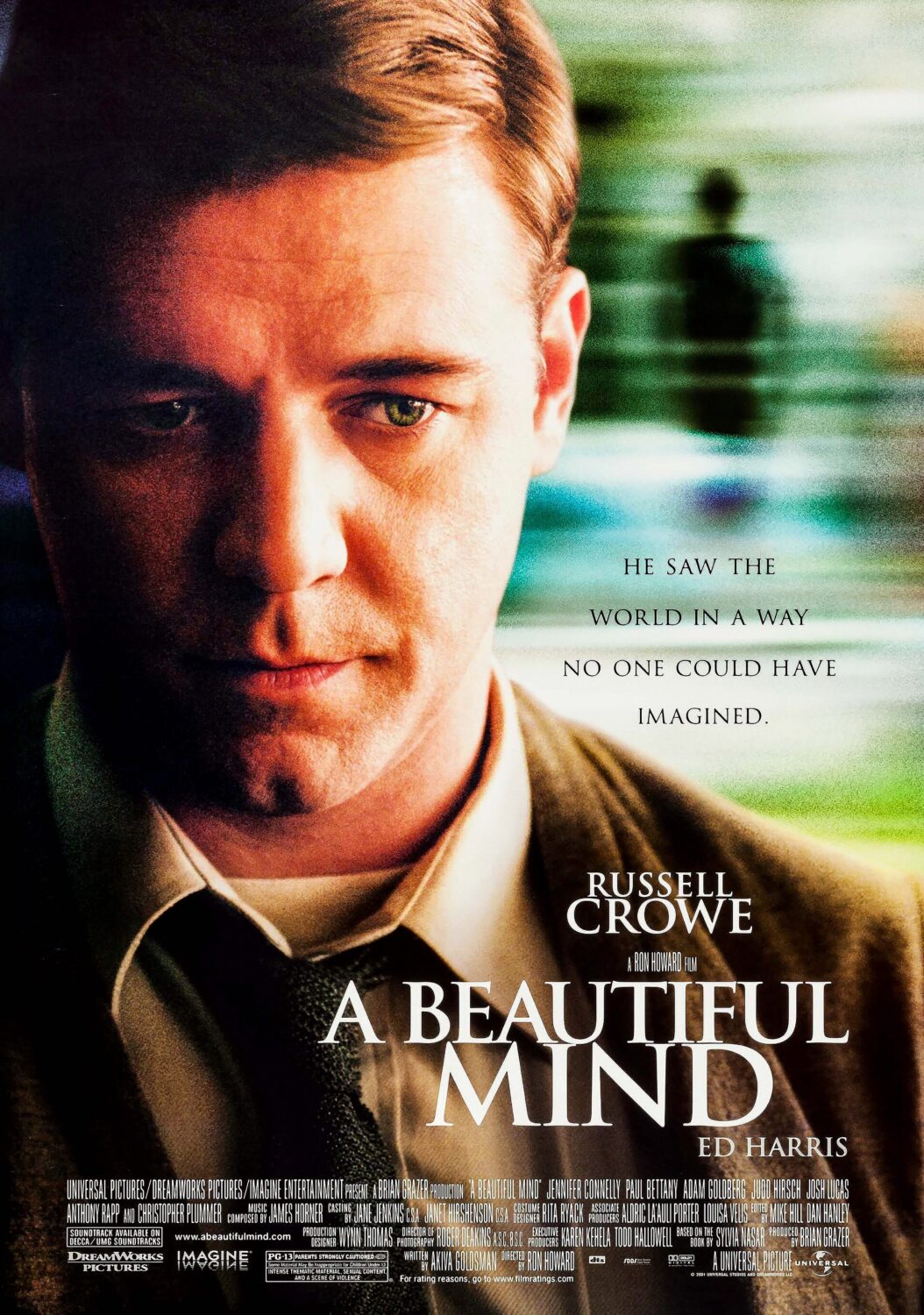 A Beautiful Mind Movie Poster Classic 00's Vintage Poster Print