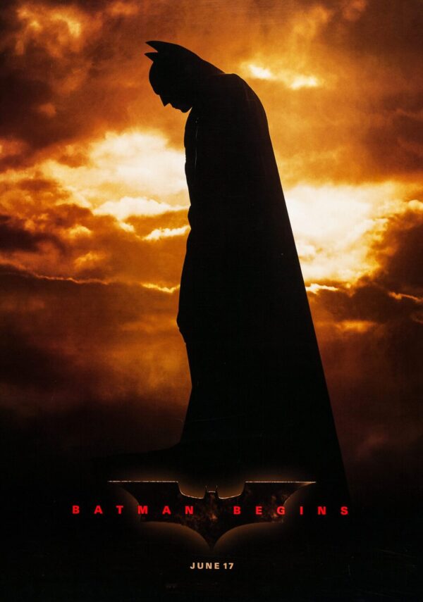 Batman Begins Movie Poster - Classic 00's Vintage Poster Print