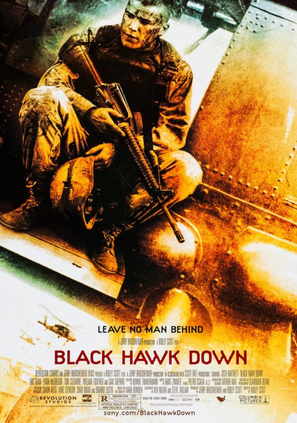 Black Hawk Down Movie Poster - Classic 00's Vintage Poster Print