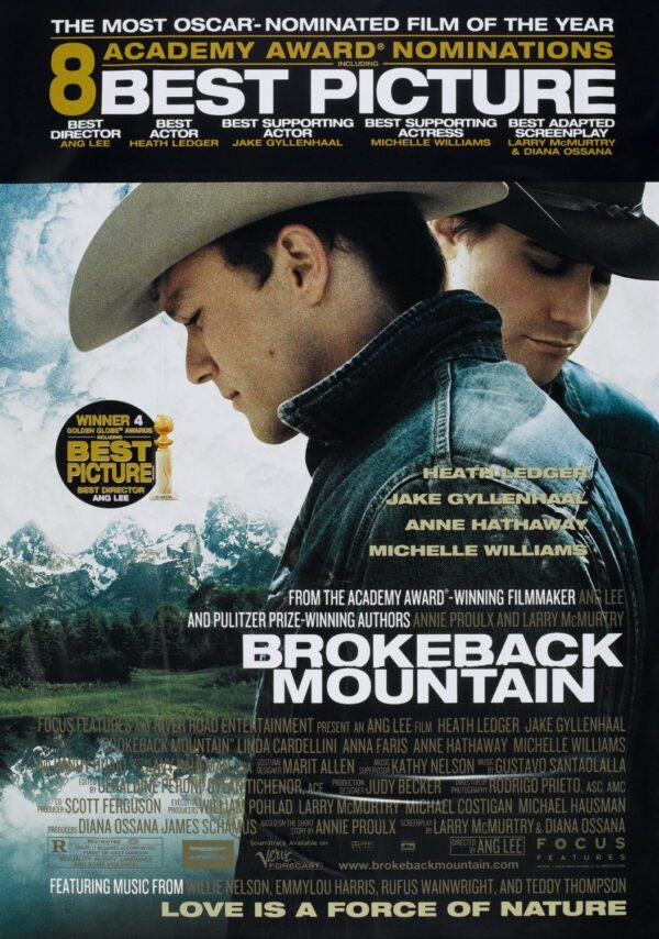 Brokeback Mountain Movie Poster - Classic 00's Vintage Poster Print