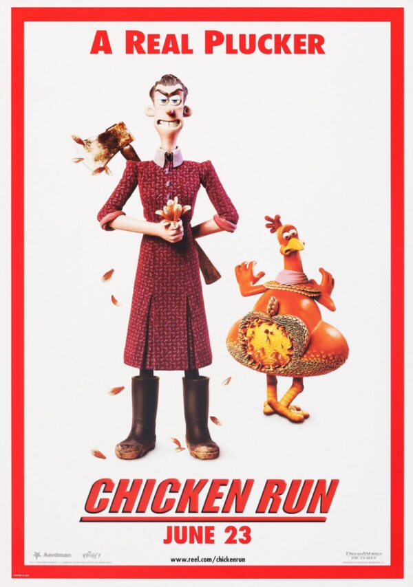 Chicken Run Movie Poster - Classic 00's Vintage Poster Print