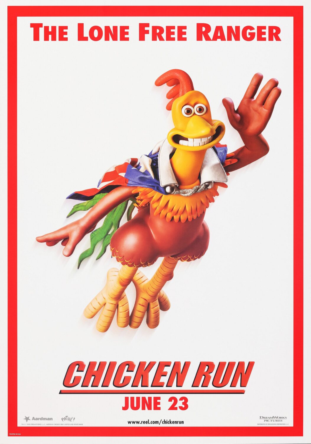 Chicken Run Movie Poster Classic 00's Vintage Poster Print prints4u
