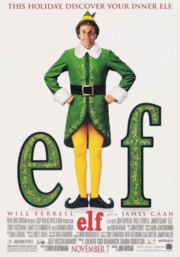 Elf Movie Poster - Classic 00's Vintage Poster Print