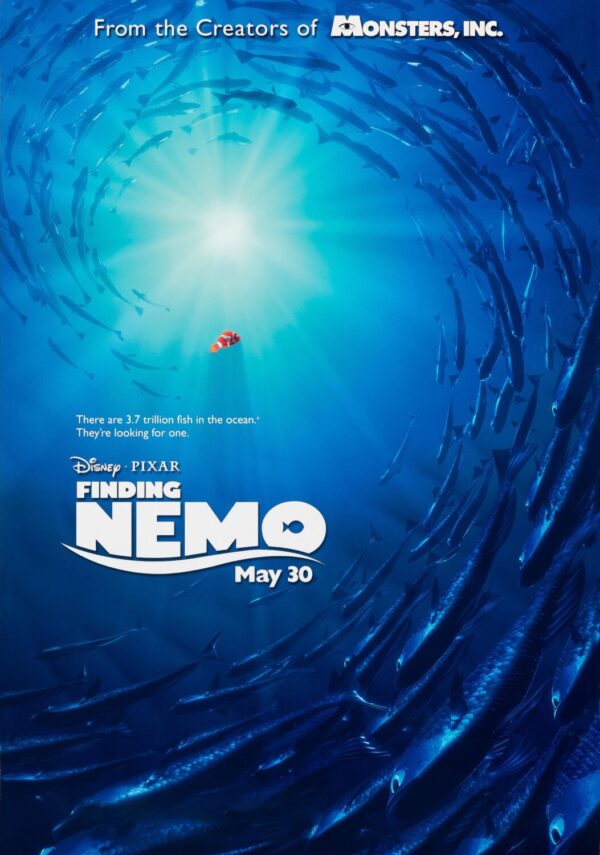 Finding Nemo Movie Poster - Classic 00's Vintage Poster Print