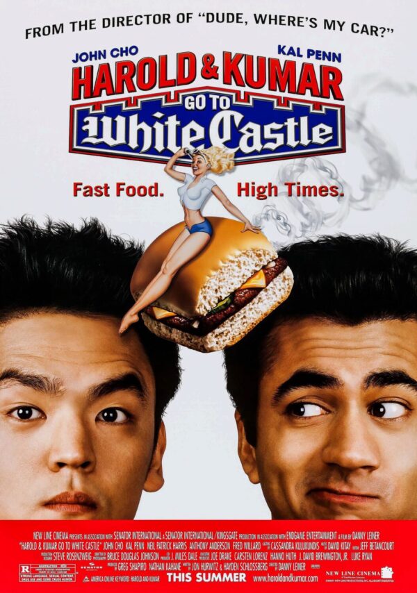 Harold and Kumar Go to White Castle Movie Poster - Classic 00's Vintage Poster Print