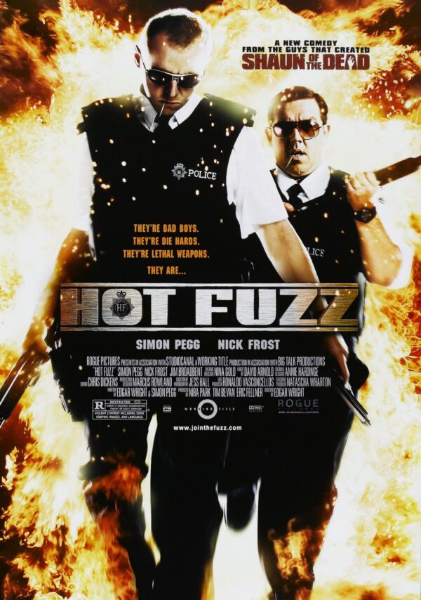 Hot Fuzz Movie Poster - Classic 00's Vintage Poster