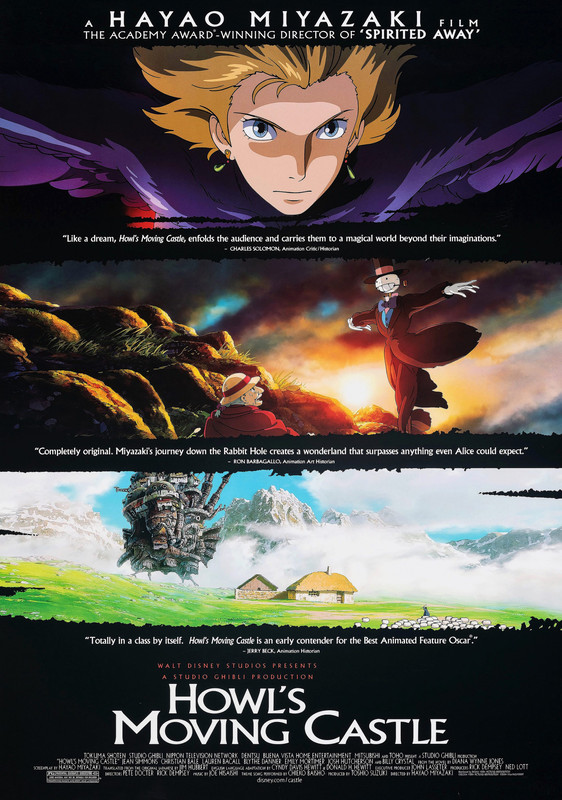 Howl's Moving Castle Movie Poster - Classic 00's Vintage Poster Print