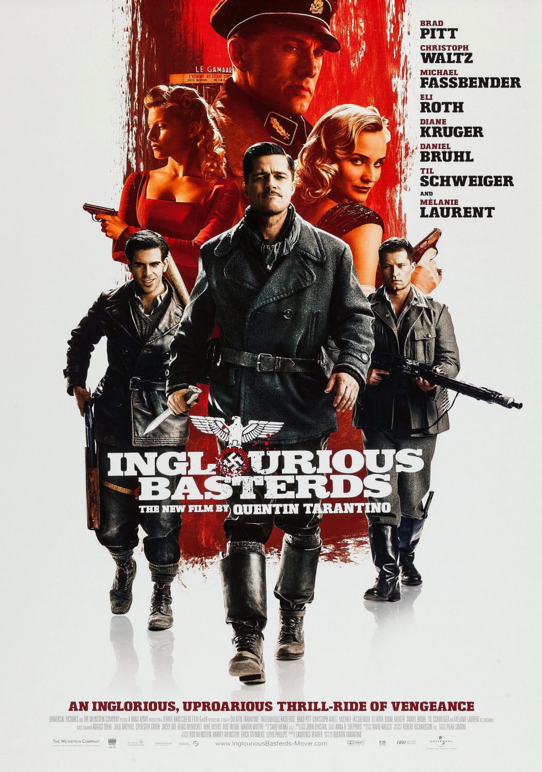 Inglourious Basterds Movie Poster - Classic 00's Vintage Poster