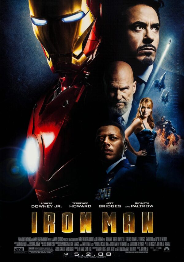 Iron Man Movie Poster - Classic 00's Vintage Poster Print