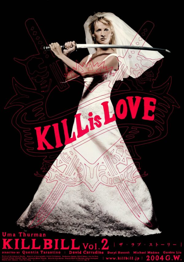 Kill Bill Vol. 2 Movie Poster - Classic 00's Vintage Poster Print