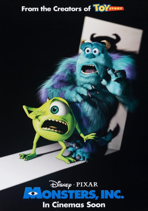 Monsters, Inc. Movie Poster - Classic 00's Vintage Poster Print
