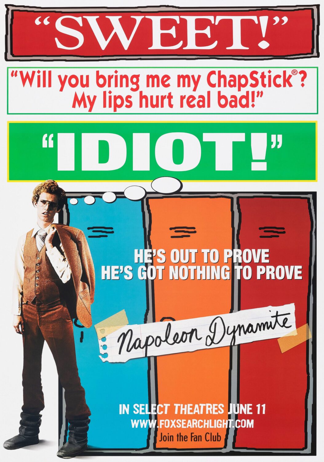 Napoleon Dynamite Movie Poster Classic 00's Vintage Poster Print
