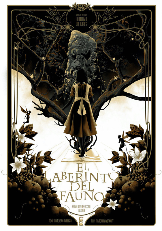 Pan's Labyrinth - Spanish Movie Poster - Classic 00's Vintage Poster Print