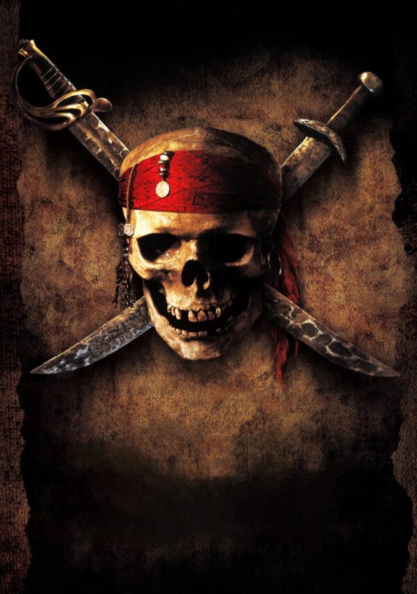 Pirates of the Caribbean- The Curse Of The Black Pearl Movie Poster - Classic 00's Vintage Poster Print