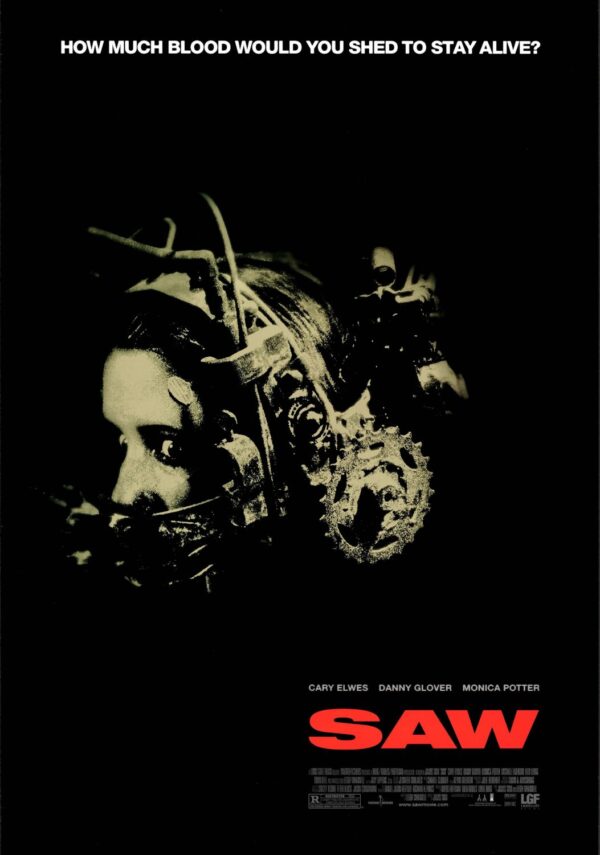 Saw Movie Poster - Classic 00's Vintage Poster Print