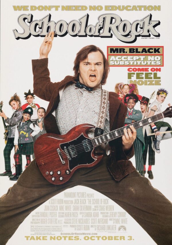 School of Rock Movie Poster - Classic 00's Vintage Poster