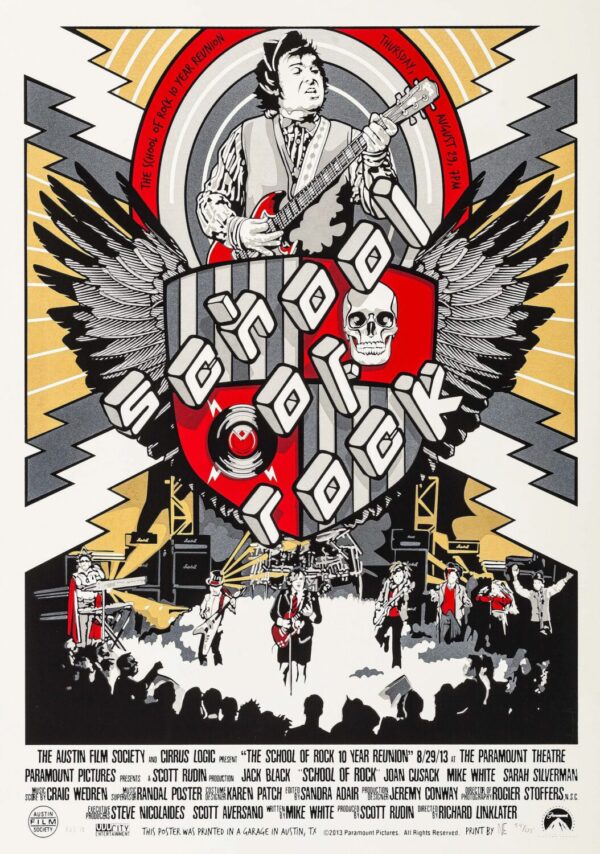 School of Rock - Live Concert Movie Poster - Classic 00's Vintage Poster Print