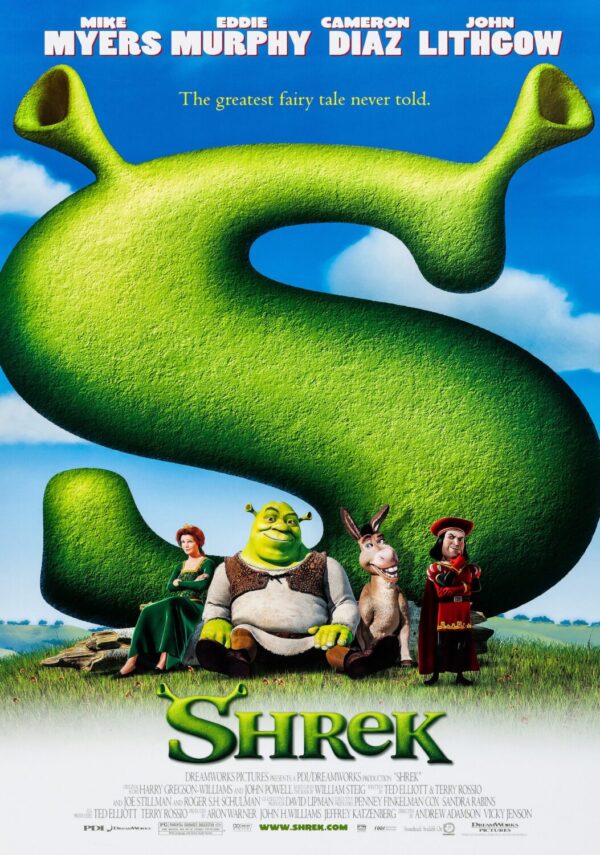 Shrek Movie Poster - Classic 00's Vintage Poster Print