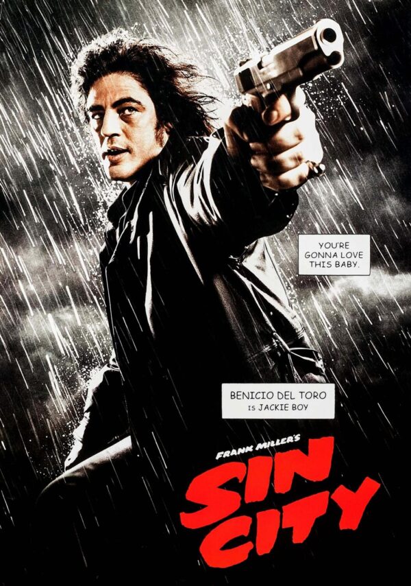 Sin City Jackie Boy Movie Poster - Classic 00's Vintage Poster Print