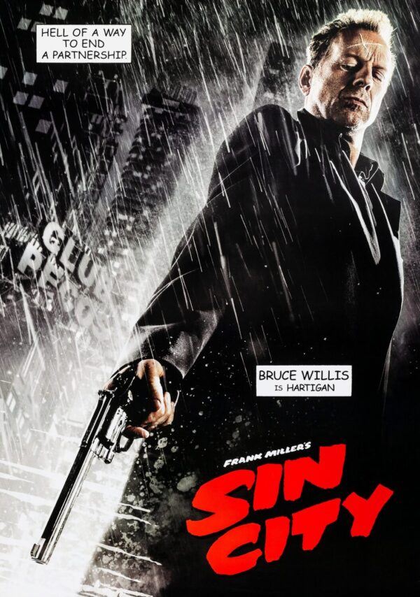 Sin City John Hartigan Movie Poster - Classic 00's Vintage Poster Print