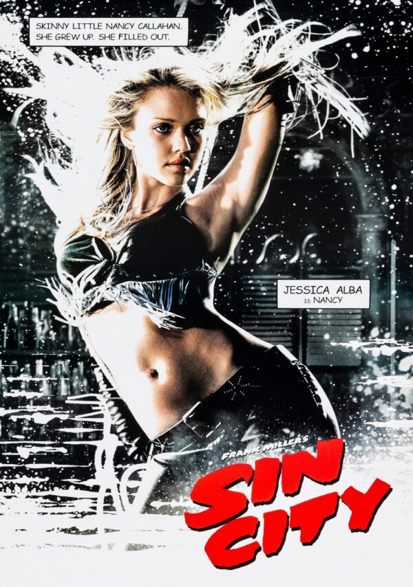 Sin City - Nancy Callahan Movie Poster - Classic 00's Vintage Poster Print