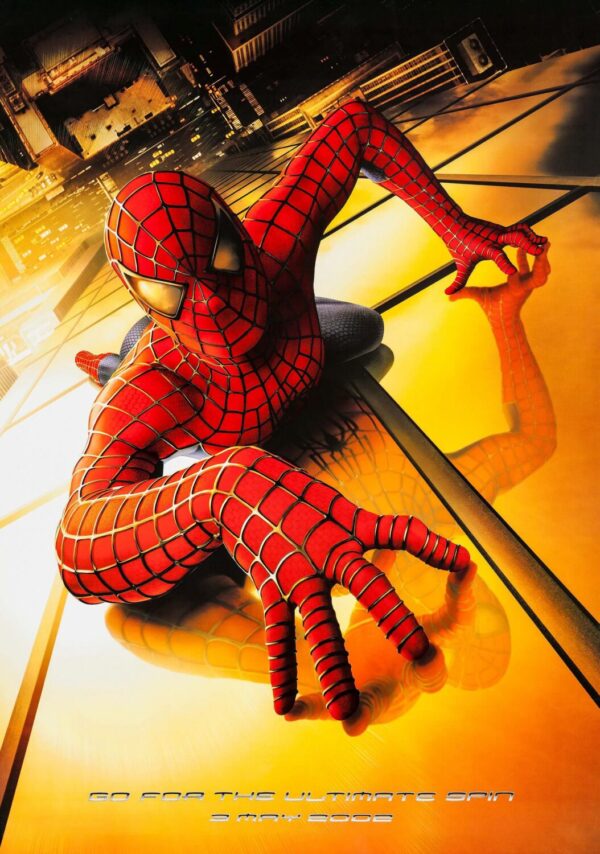 Spider-Man Movie Poster - Classic 00's Vintage Poster Print