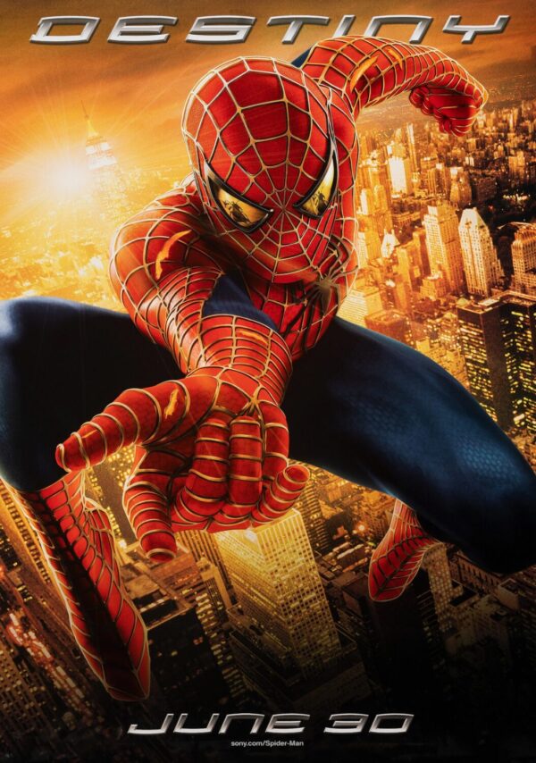 Spider-Man 2 Movie Poster - Classic 00's Vintage Poster Print