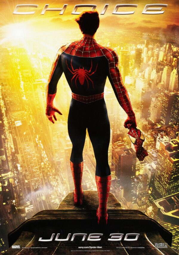 Spider-Man 2 Movie Poster - Classic 00's Vintage Poster Print