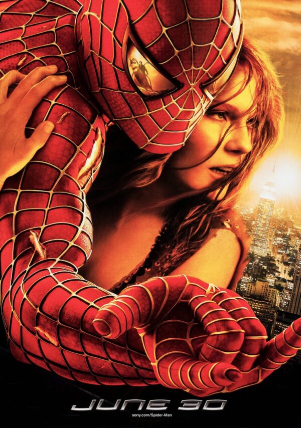 Spider-Man 2 Movie Poster - Classic 00's Vintage Poster Print