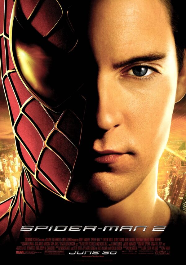 Spider-Man 2 Movie Poster - Classic 00's Vintage Poster Print