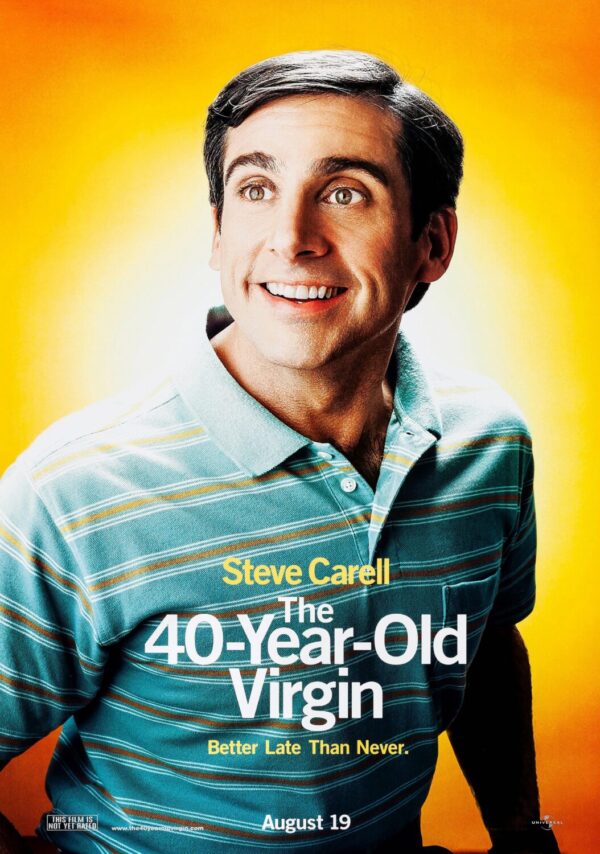 The 40 Year-Old Virgin Movie Poster - Classic 00's Vintage Poster Print