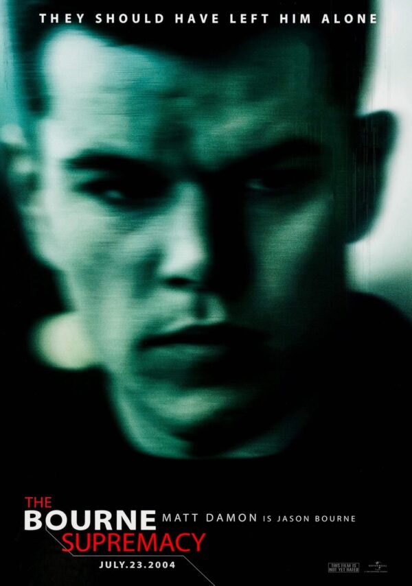 The Bourne Supremacy Movie Poster - Classic 00's Vintage Poster Print