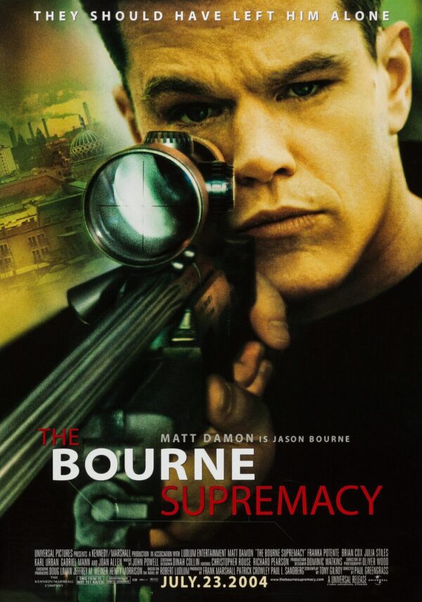 The Bourne Supremacy Movie Poster - Classic 00's Vintage Poster Print