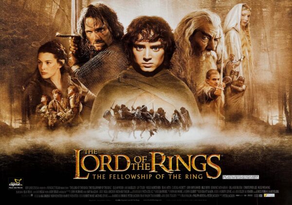The Lord of the Rings- The Fellowship of the Ring Movie Poster - Classic 00's Vintage Poster Print
