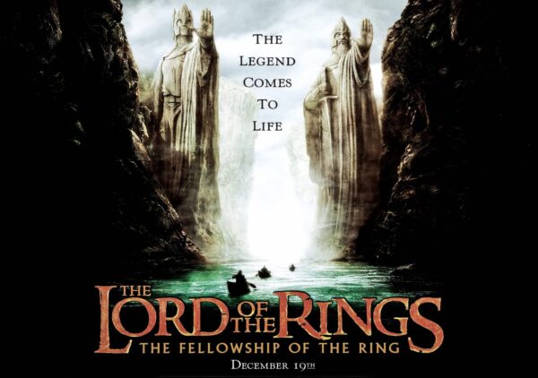 The Lord of the Rings- The Fellowship of the Ring Movie Poster - Classic 00's Vintage Poster Print