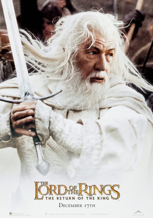 The Lord of the Rings - The Return of the King - Gandalf Movie Poster - Classic 00's Vintage Poster