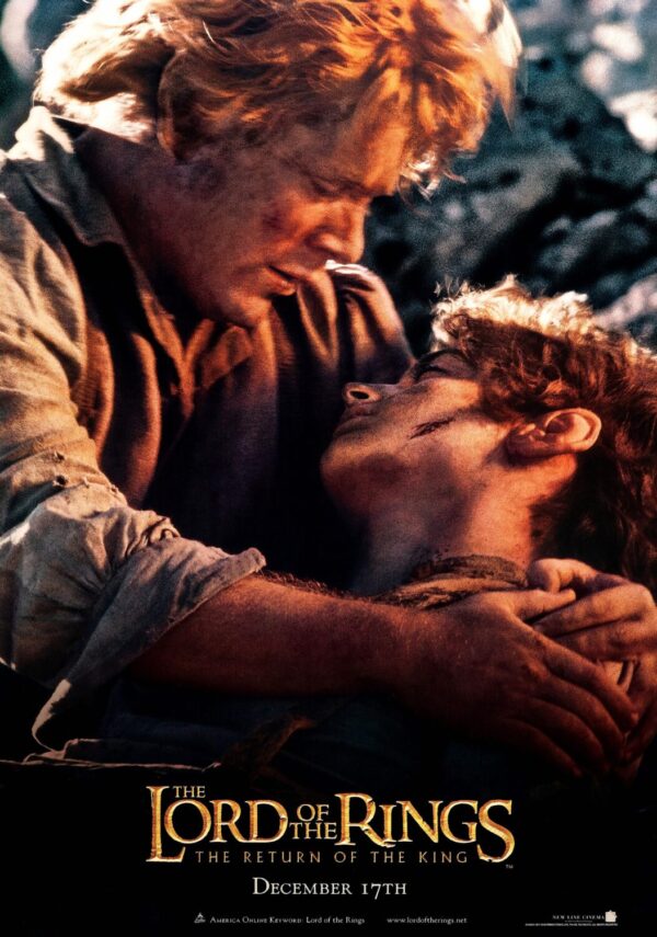 The Lord of the Rings- The Return of the King - Hobbits Movie Poster - Classic 00's Vintage Poster Print
