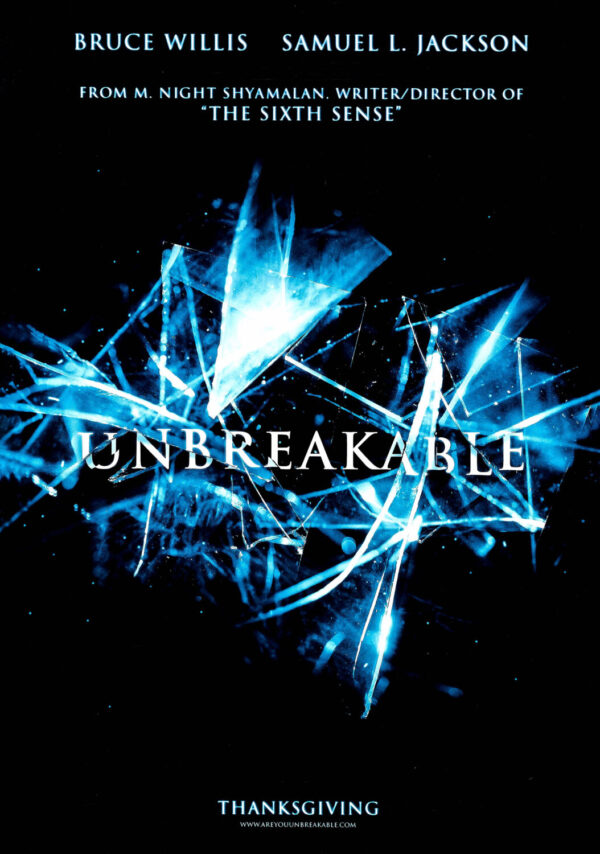 Unbreakable Movie Poster - Classic 00's Vintage Poster Print