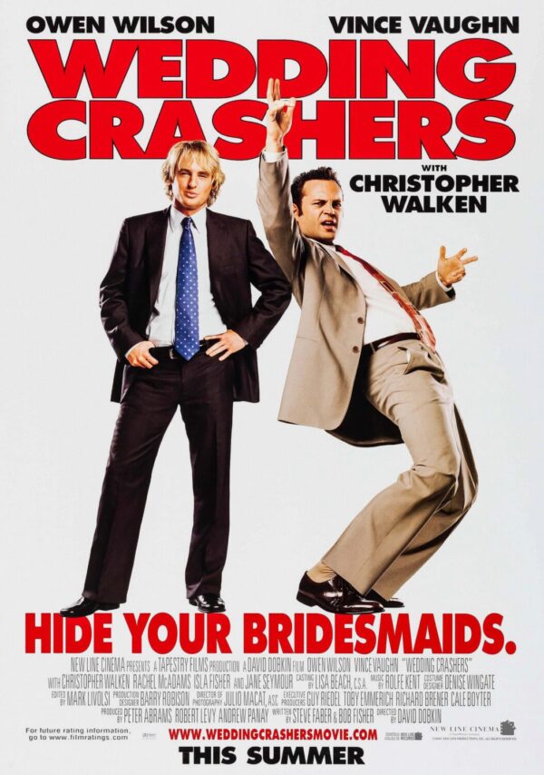 Wedding Crashers Movie Poster - Classic 00's Vintage Poster