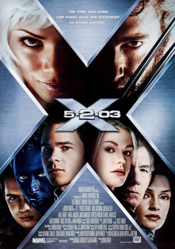 X2 - X-Men Movie Poster - Classic 00's Vintage Poster