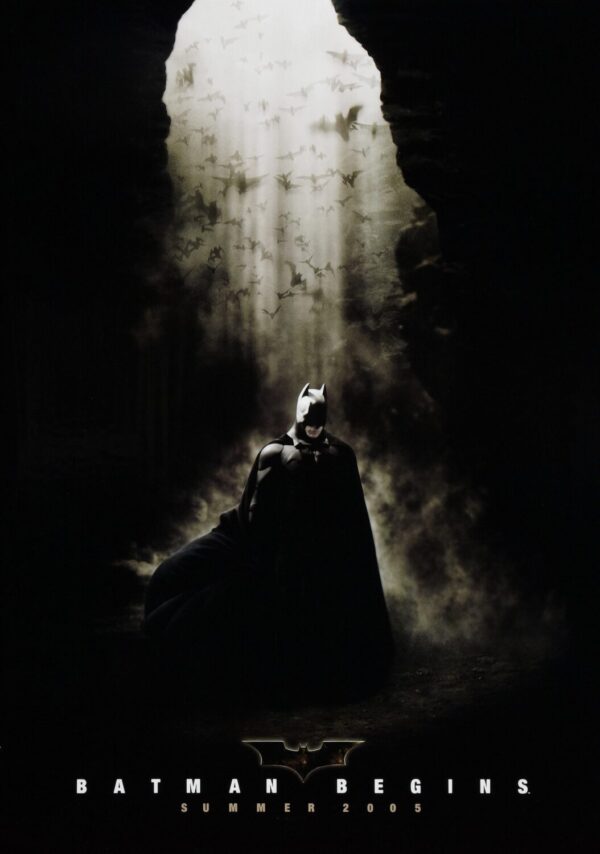 Batman Begins Movie Poster - Classic 00's Vintage Poster Print