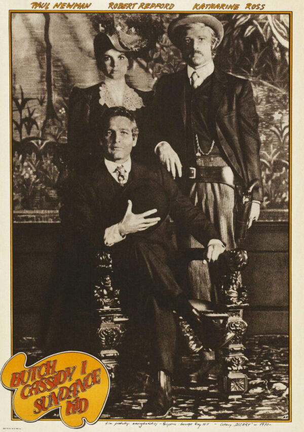 BUTCH CASSIDY AND THE SUNDANCE KID 1969 Movie Poster Print