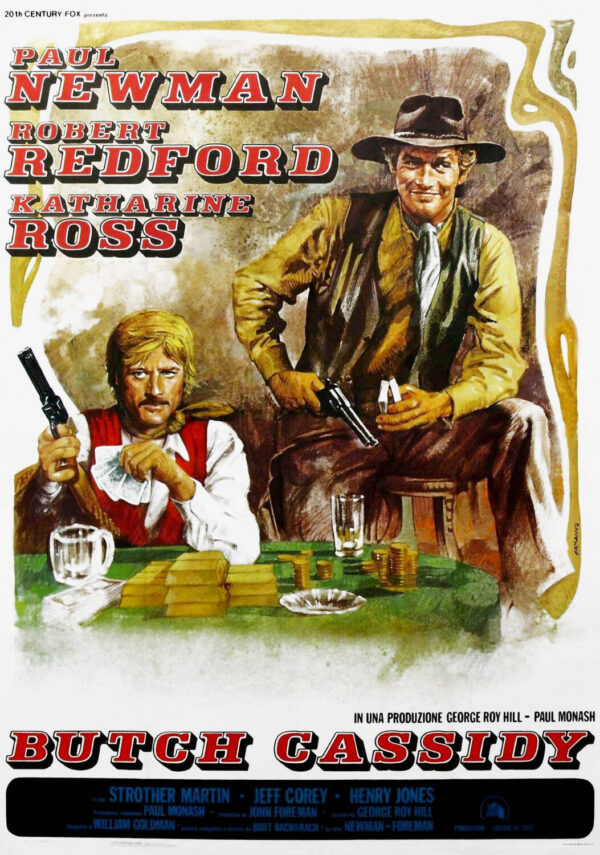 BUTCH CASSIDY AND THE SUNDANCE KID 1969 Movie Poster Print