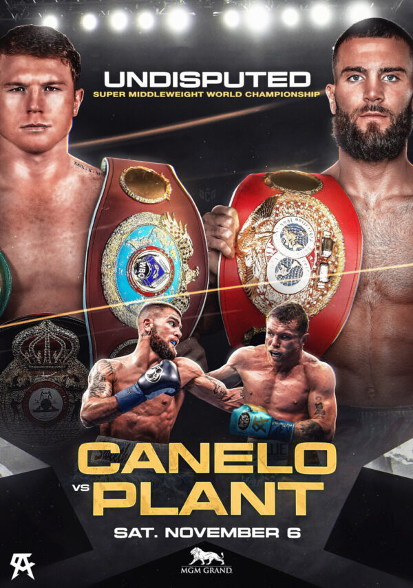 CANELO ALVAREZ vs. CALEB PLANT Fight 2021 Poster
