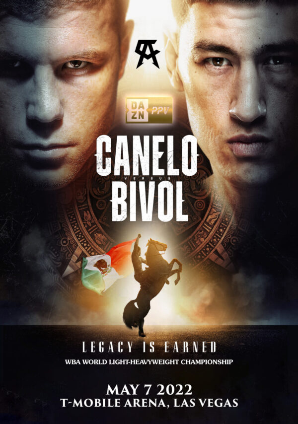 CANELO ALVAREZ vs. DIMITRY BIVOL Fight 2022 Boxing Poster