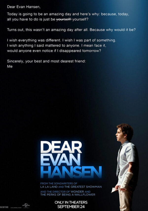 Dear Evan Hansen Musical Theatre Poster