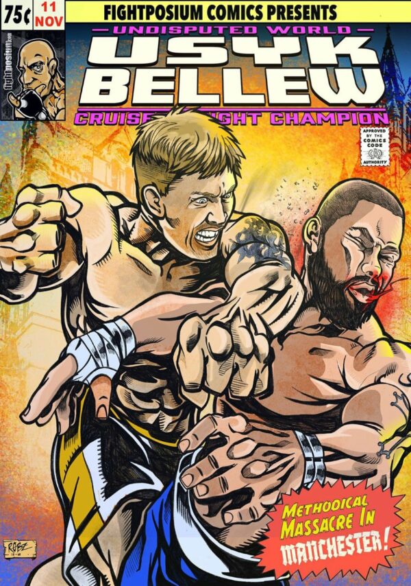 OLEKSANDR USYK vs TONY BELLEW Fight Boxing Poster