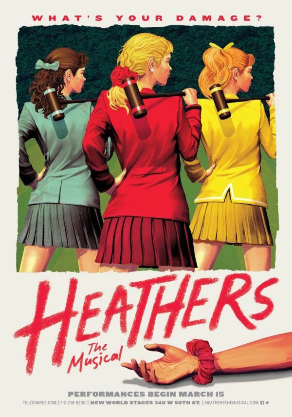 Heathers Musical Theatre Poster