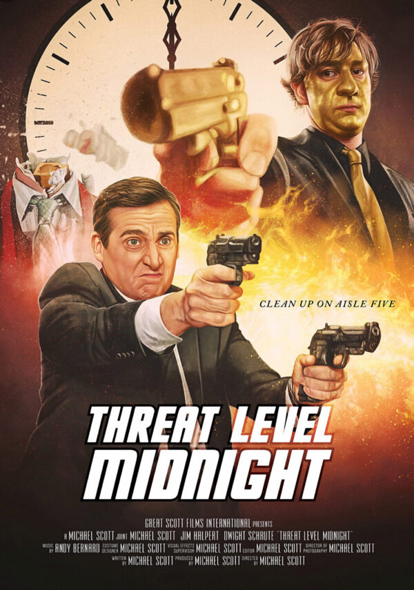 THREAT LEVEL MIDNIGHT The Office Movie Poster