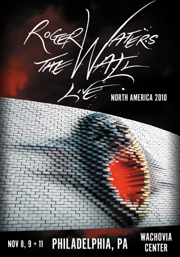 ROGER WATERS The Wall Live World Tour - Philadelphia Poster